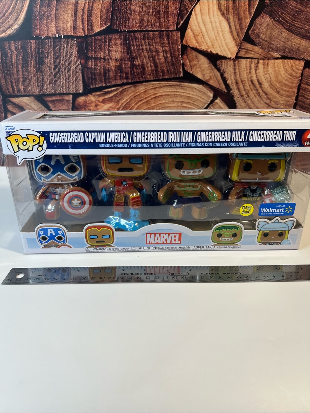 Marvel Pop! Gingerbread Heroes 4-Pack — Blue Red Green Yellow